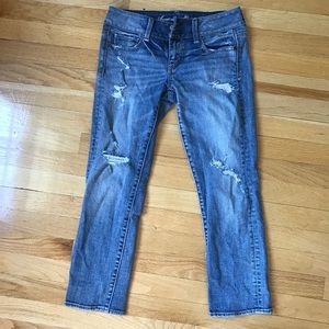 American Eagle stretch cropped Jean